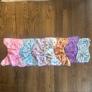 Alva Baby Cloth Diapers Set of 6 NEW